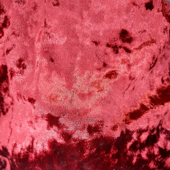 Red Velvet Cocktail Dress - Picture 3 of 8